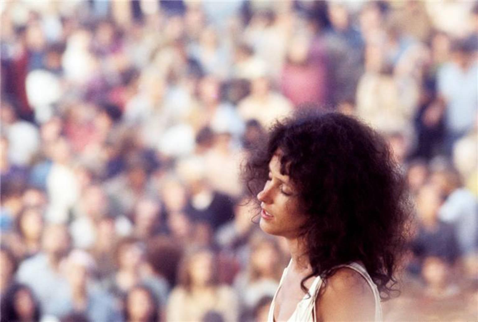 Henry Diltz Color Photograph - Grace Slick, Woodstock, NY 1969