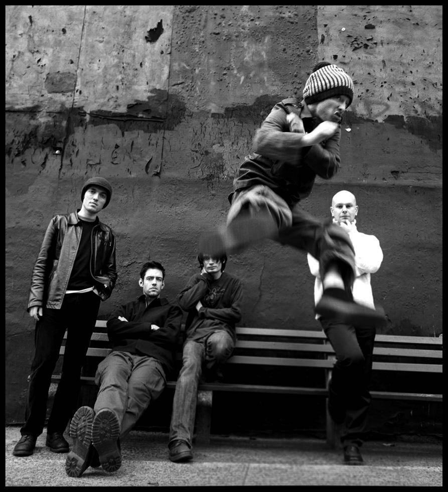 Danny Clinch Black and White Photograph - Radiohead, New York City, 1997