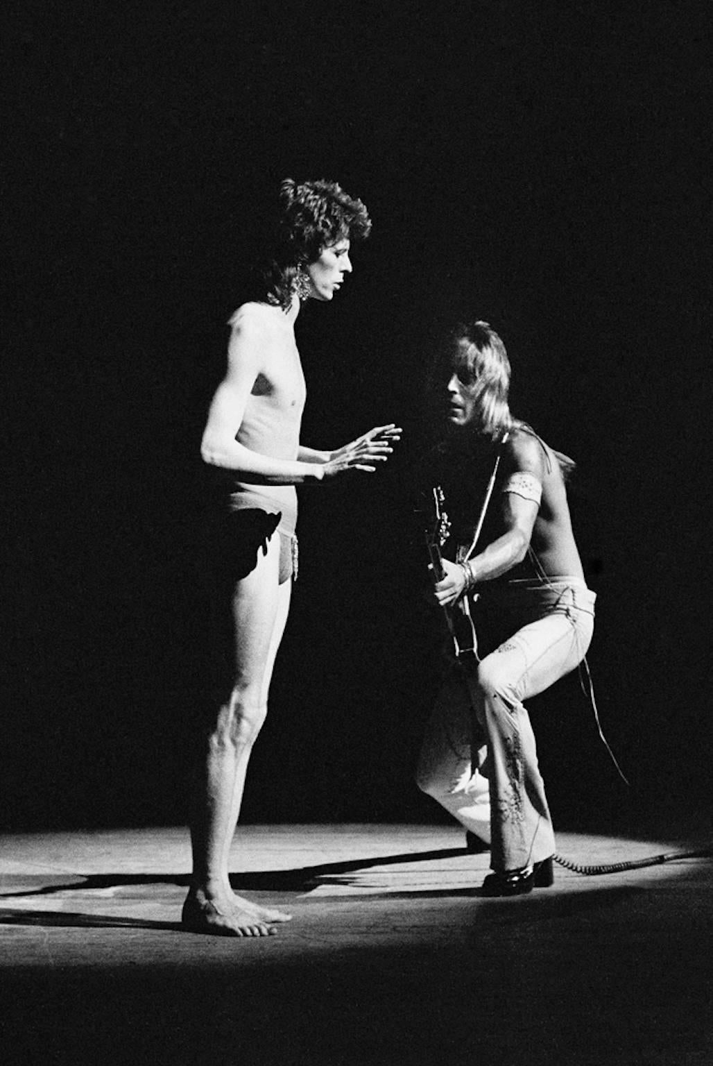 "Bowie and Ronson on the Stage" - Photograph by Masayoshi Sukita