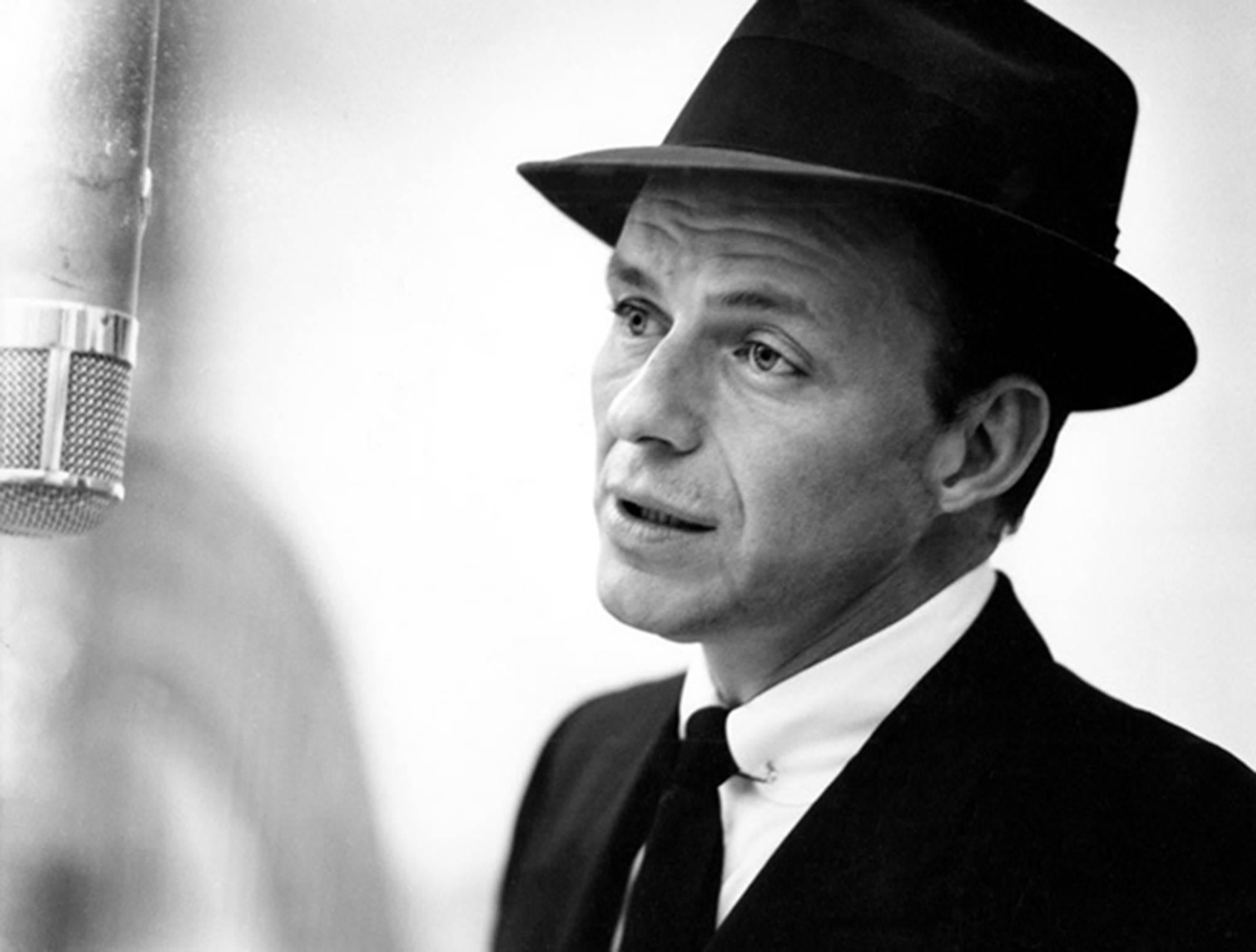 Herman Leonard Portrait Photograph - Frank Sinatra, New York City, 1956