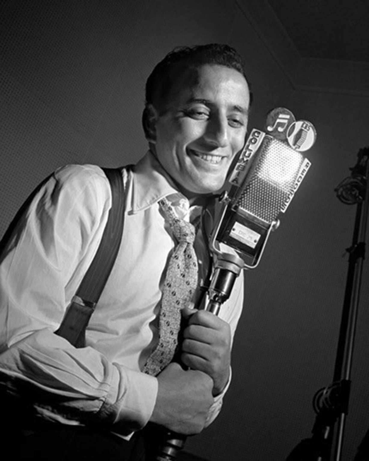 Herman Leonard Portrait Photograph - Tony Bennett, New York City, 1950