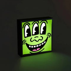 KEITH HARING - Lámpara LED PopBox con diseño «TRIPLE EYE». Decoración Estilo Interior Moderno