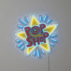 KEITH HARING - Lámpara LED de neón «POP SHOP YP x Keith Haring Design». Arte pop