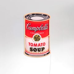 ANDY WARHOL - NUEVO CAMPBELL YP x Andy Warhol. Lámpara LED de neón de diseño. Arte pop, Pared