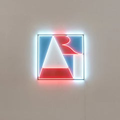 ROBERT INDIANA - ART YP x Robert Indiana. Lámpara LED de neón de diseño. Arte pop, Pared