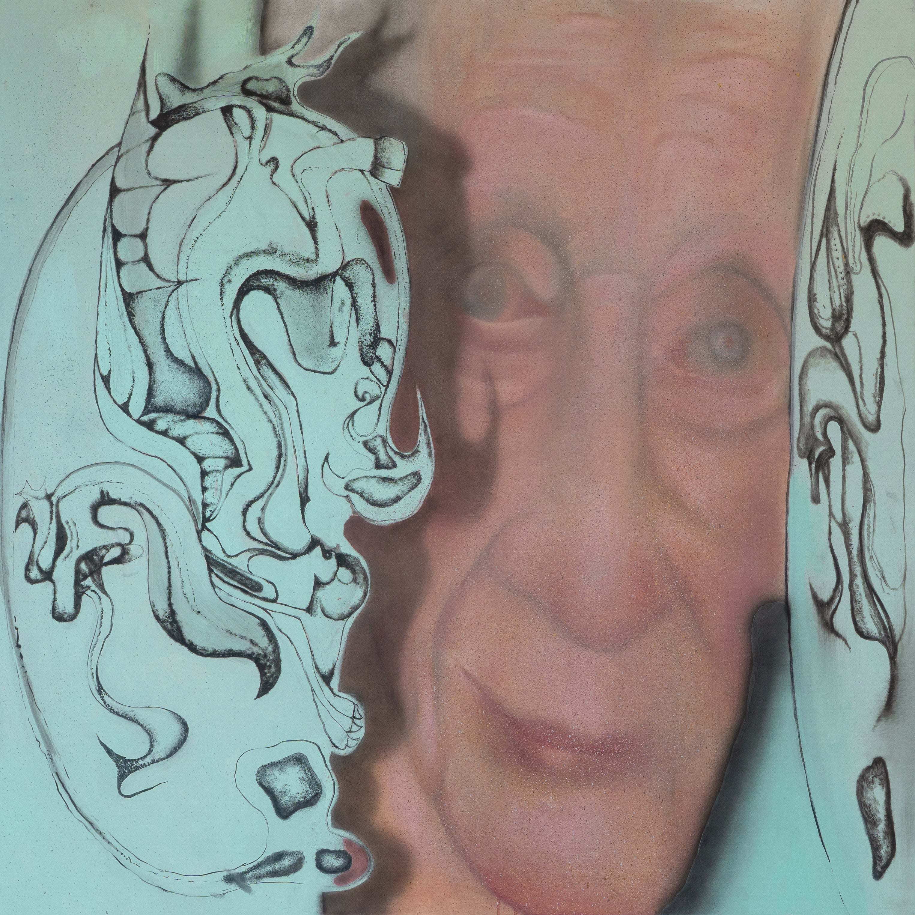 When I'm 100 Years Old - Contemporary Figurative Modern Oil Painting