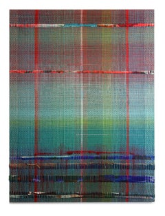 Le verger en fleurs -  Œuvres d'art abstrait contemporaines, tissées et peintes