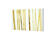 Reeds 27 January 09:18 - Minimalistic Landscape Oil Painting, Nature, Lake View