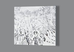 Snow 9 January 11:12 - Modern Minimalistic Winter Landscape Painting