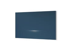 Light, 12 agosto, ore 20:32 - Dipinto modernista e minimalista di un paesaggio marino, grande formato