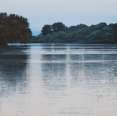 Wisła (Vistula) - Contemporary Atmospheric and Modern Nature Painting