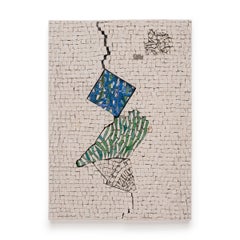 "Cracked August, Shrinking Whisper" Mosaic in Marble & Smalti