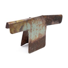 « Petite veste Ombre », sculpture en acier trouvée