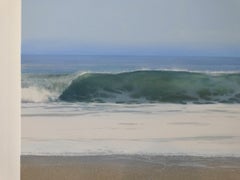 Ocean Blue Emerald Bay Coast by Todd Kenyon  2019 -  Oil on Canvas (framed)