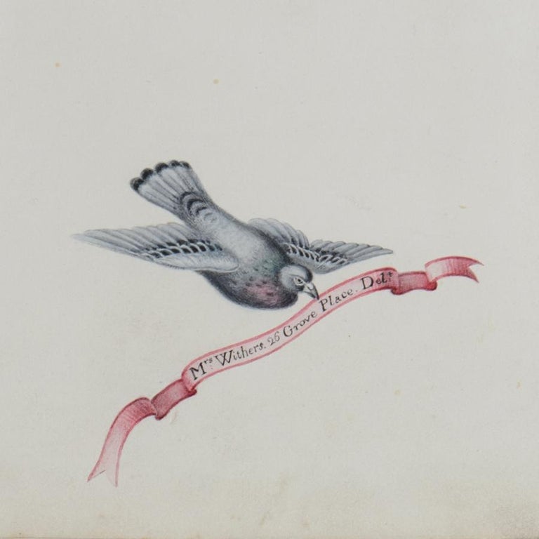 Augusta Innes Withers - A white hen with her chicks - 19th century ...