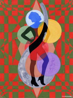 Dynamic Abstract Op Art, C. 1960