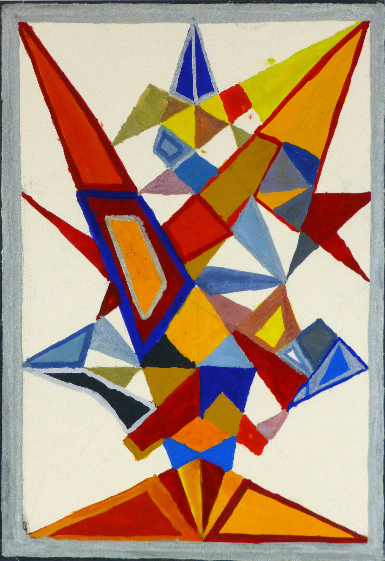 geometric shapes painting