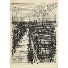 Expressionist View of Roofs of Paris 5