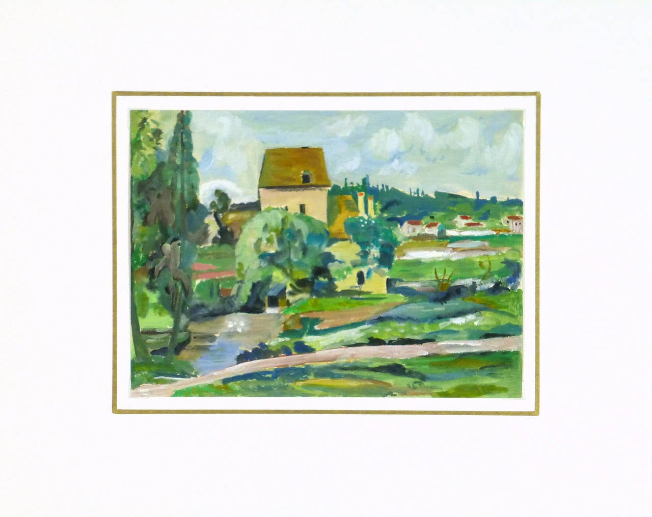 Vintage French Landscape Painting 3