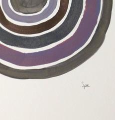 English Abstract Painting - Concentric Circles