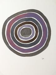 English Abstract Painting - Concentric Circles