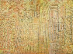 American Modern Art - Hong Kong Confusion Yellow 11