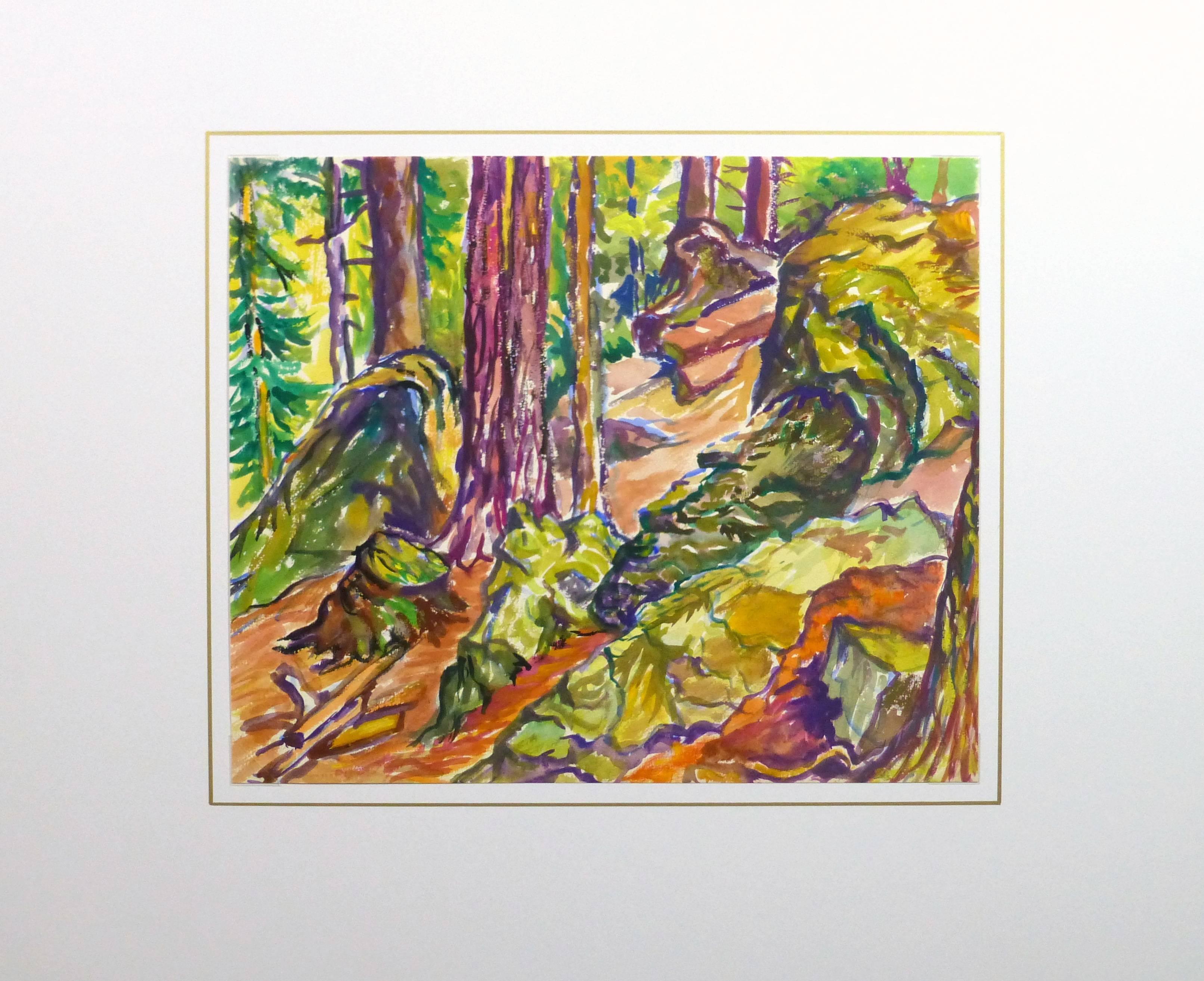 forest floor painting