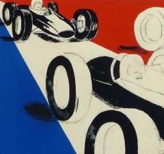 Vintage French Modern - Car Race