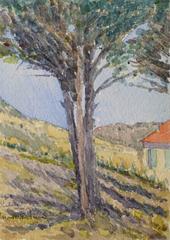 Vintage French Watercolor- Côte d'Azur