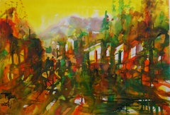 Watercolor Landscape - Forest of Light