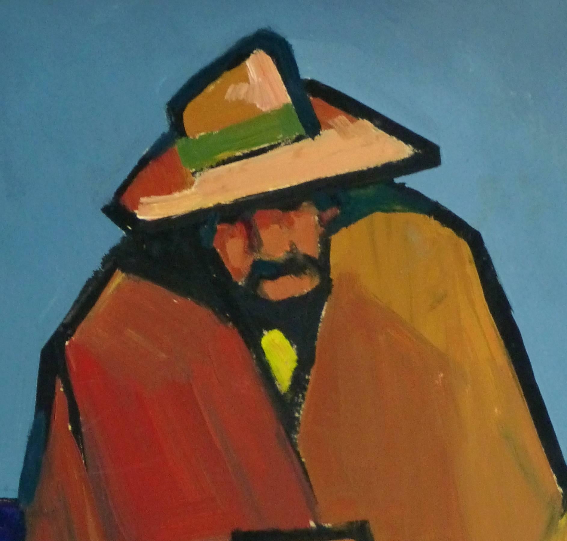 Oil Portrait - Hombre de Descanso - Painting by Unknown