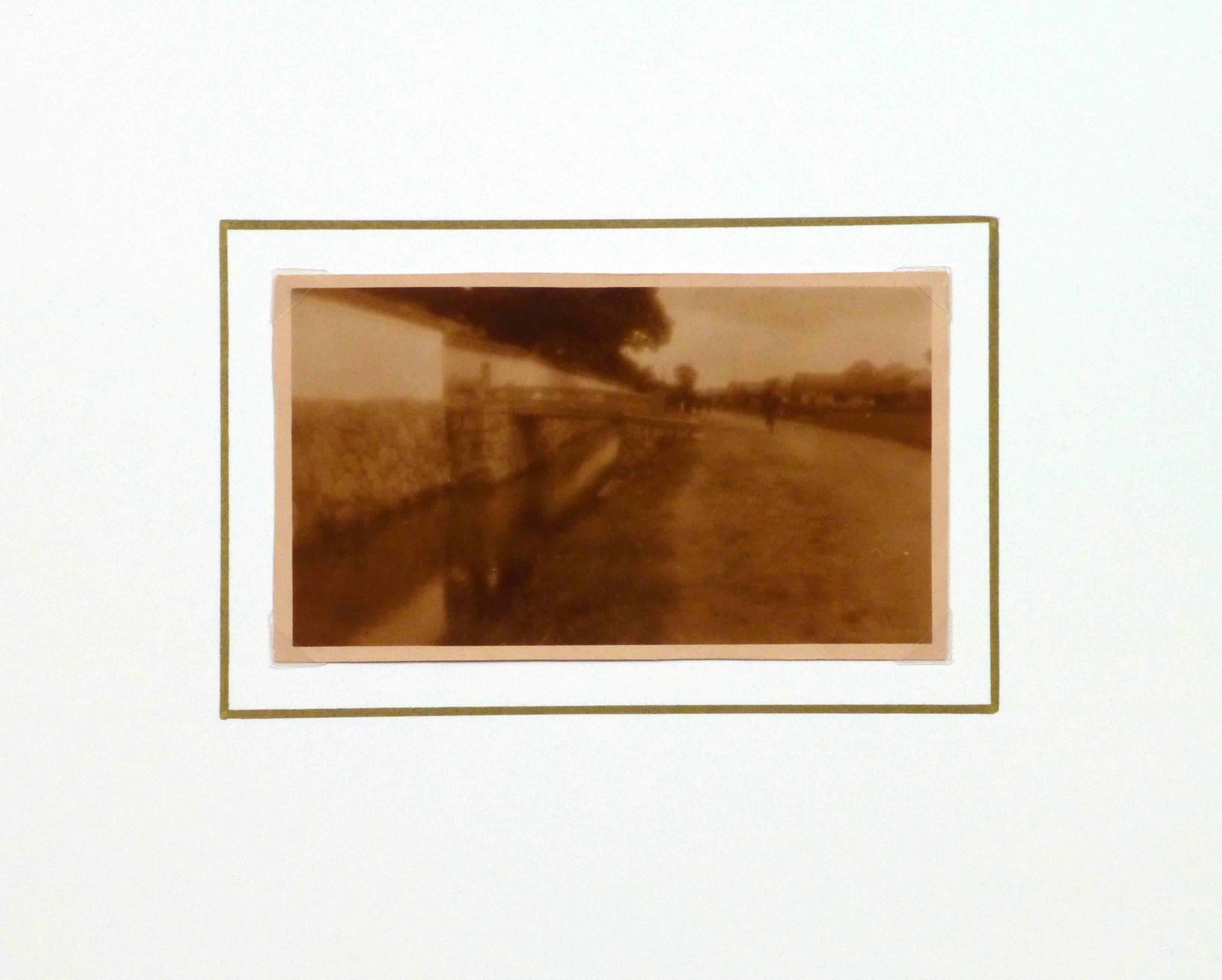 Albumen Photograph - Japanese Pictorialism - Brown Landscape Photograph by Unknown