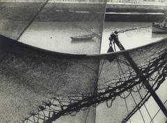 Vintage Photograph - Harbor Nets