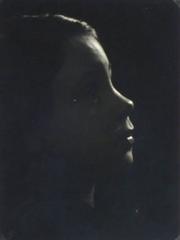 Vintage Photograph - Silhouette Portrait