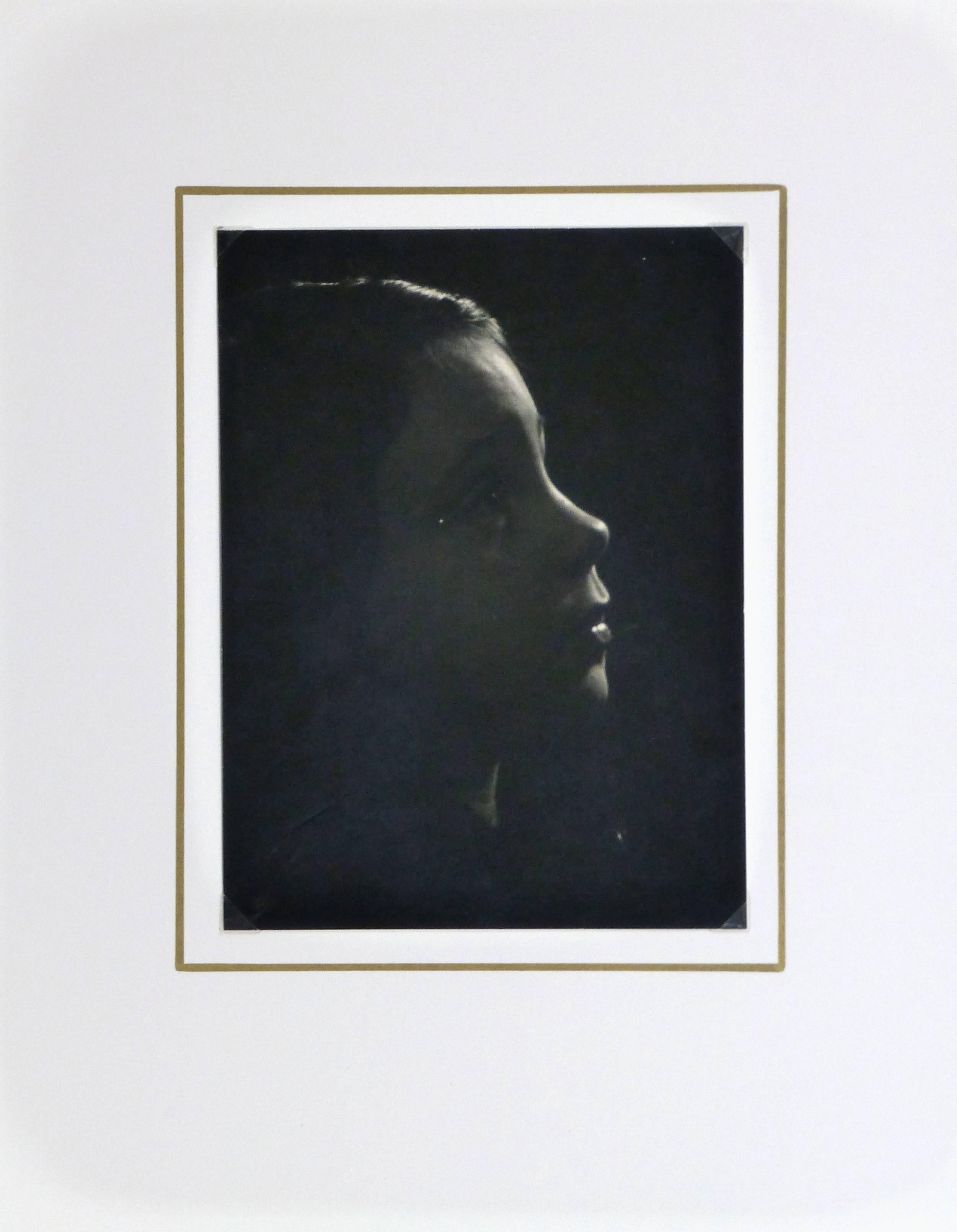 Vintage Photograph - Silhouette Portrait 1