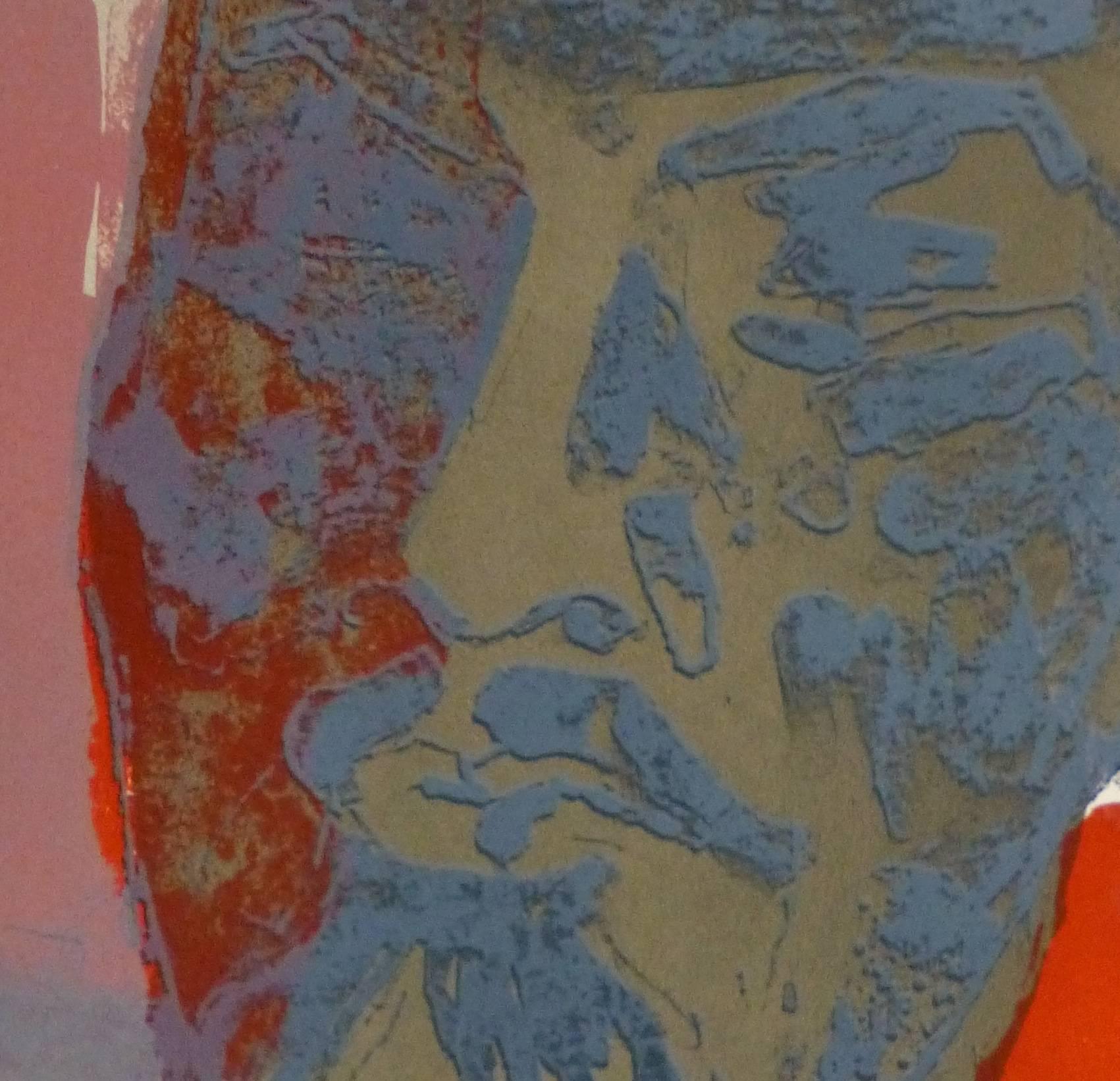 French Abstract - Lenin - Print by Paul Guiramand
