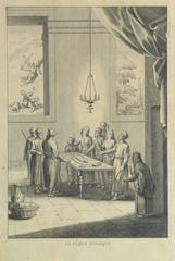 Antique French Engraving - Passover