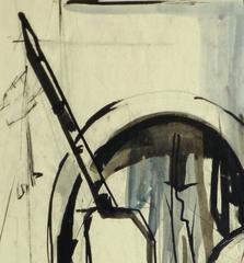 Ink Painting - Circular Still-Life
