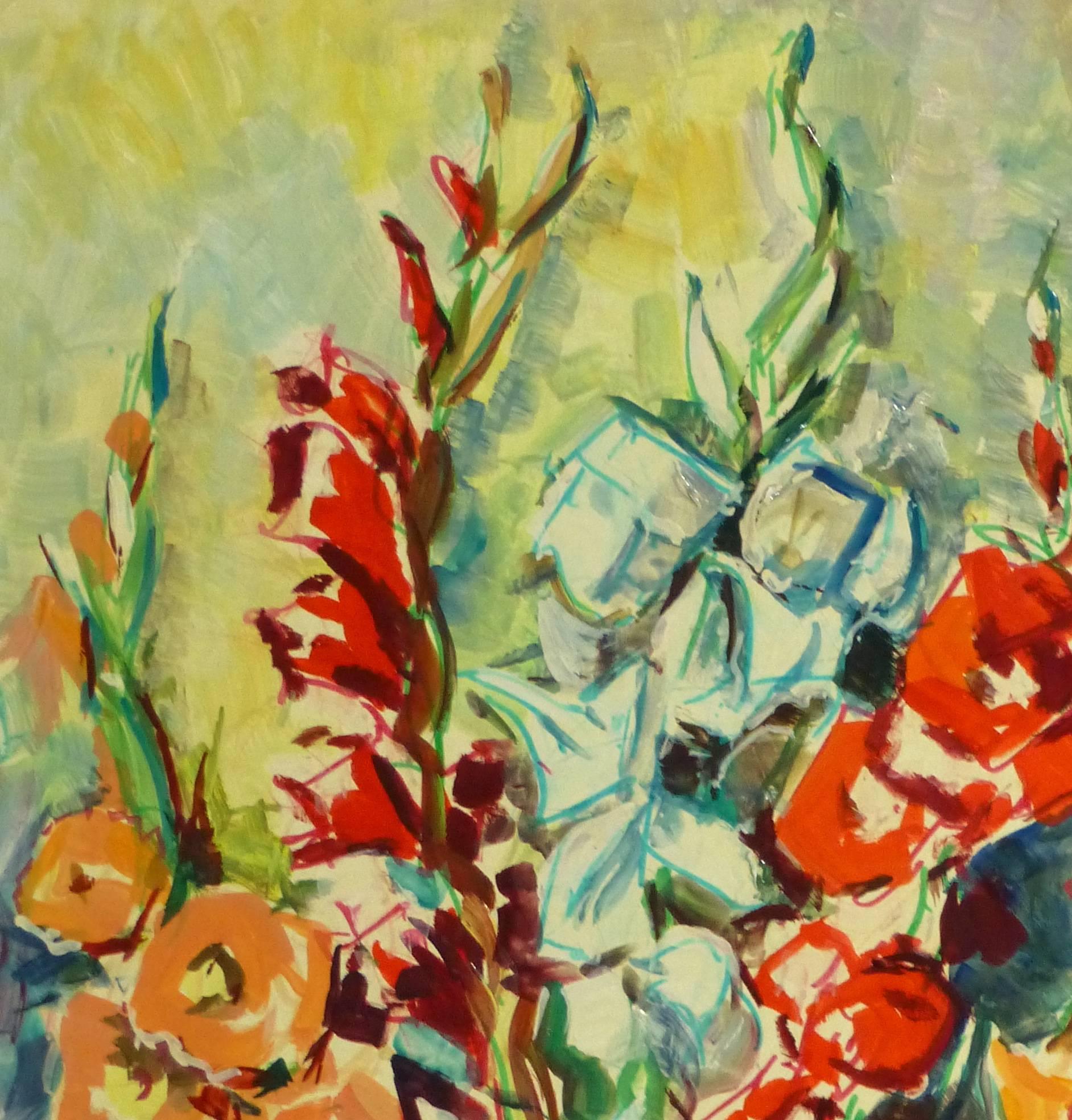 gladiolus painting easy