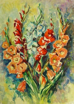 Vintage Still Life - Gladiolus Bouquet