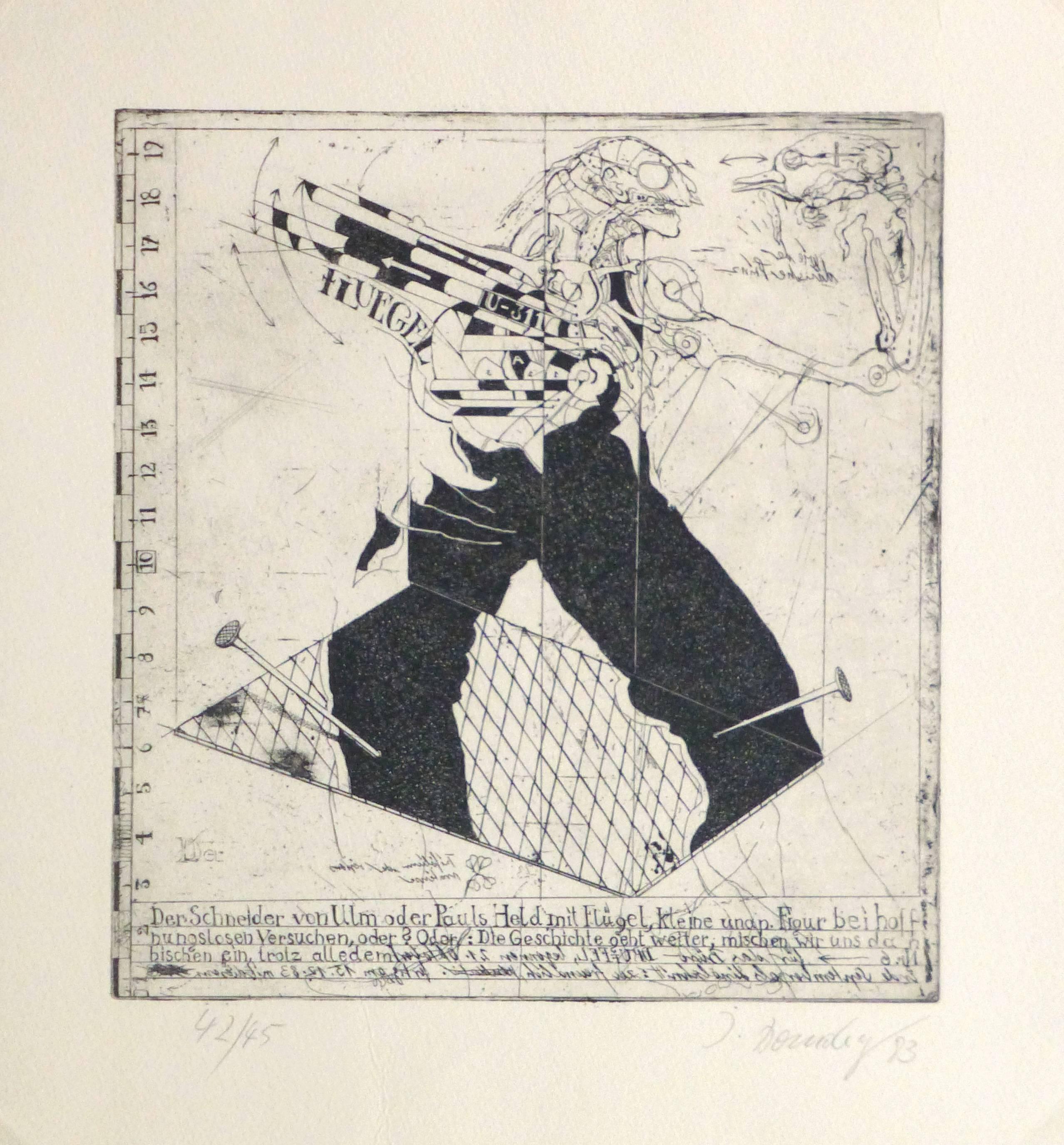 Unknown Abstract Print - Surrealism