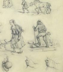 French Drawing - The Laborers