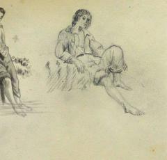 Dibujo francés - Estudio de la figura