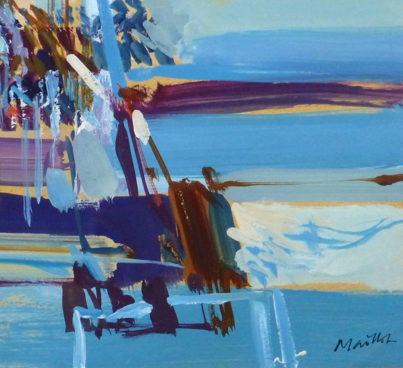 Abstract - Nautical Blues - Painting by Unknown