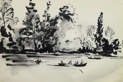 French Pen & Ink - Afternoon Retreat