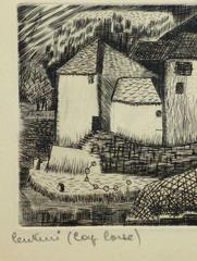 French Etching - Cap Corse