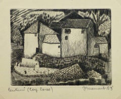 French Etching - Cap Corse