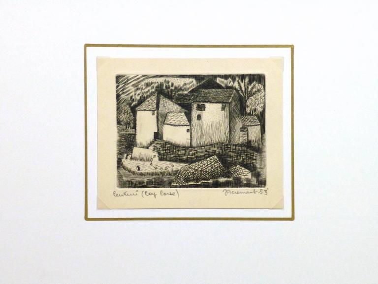Jacques Acremant - French Etching - Cap Corse, Print For Sale at 1stdibs