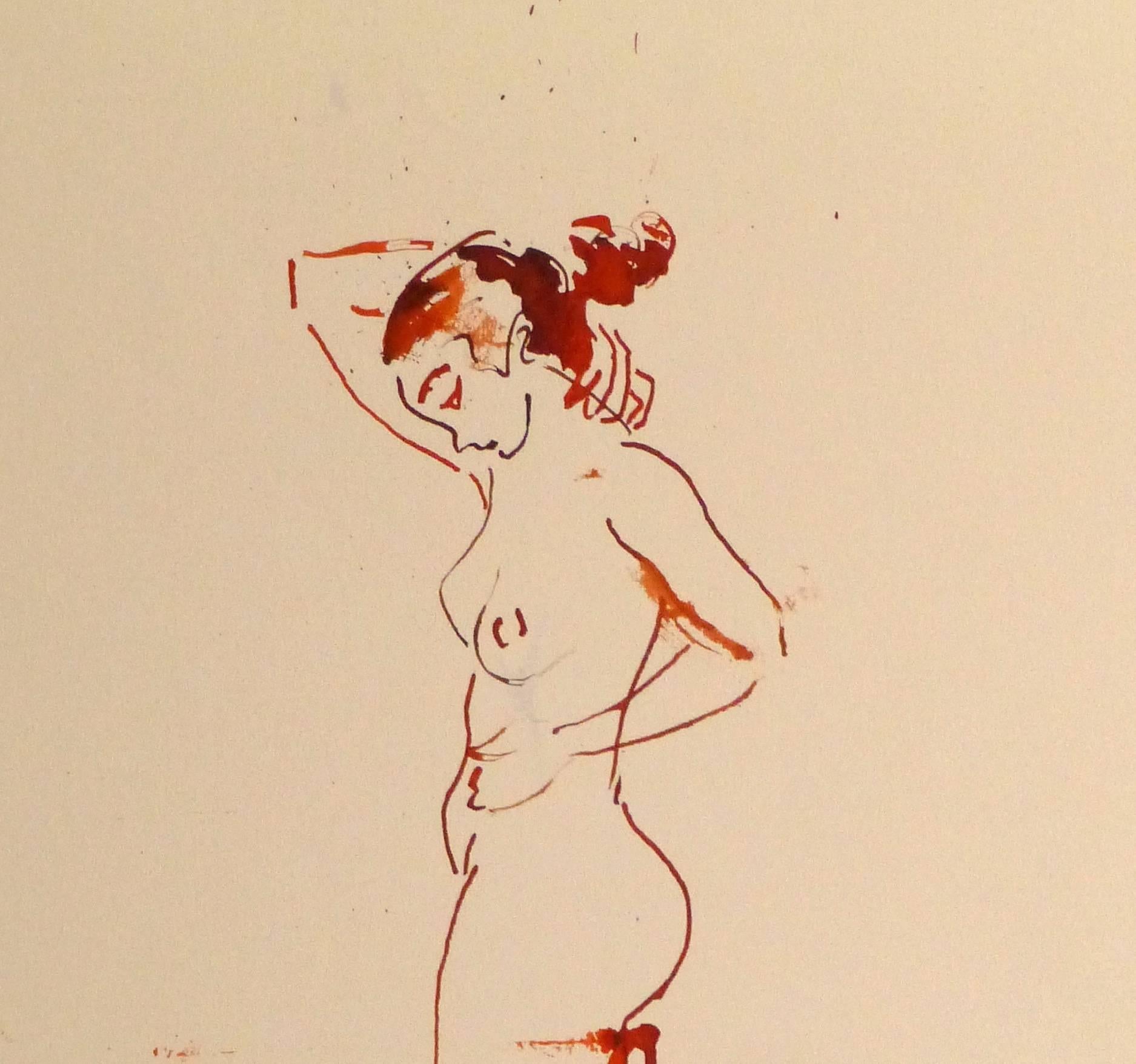 Red Ink Nude 1