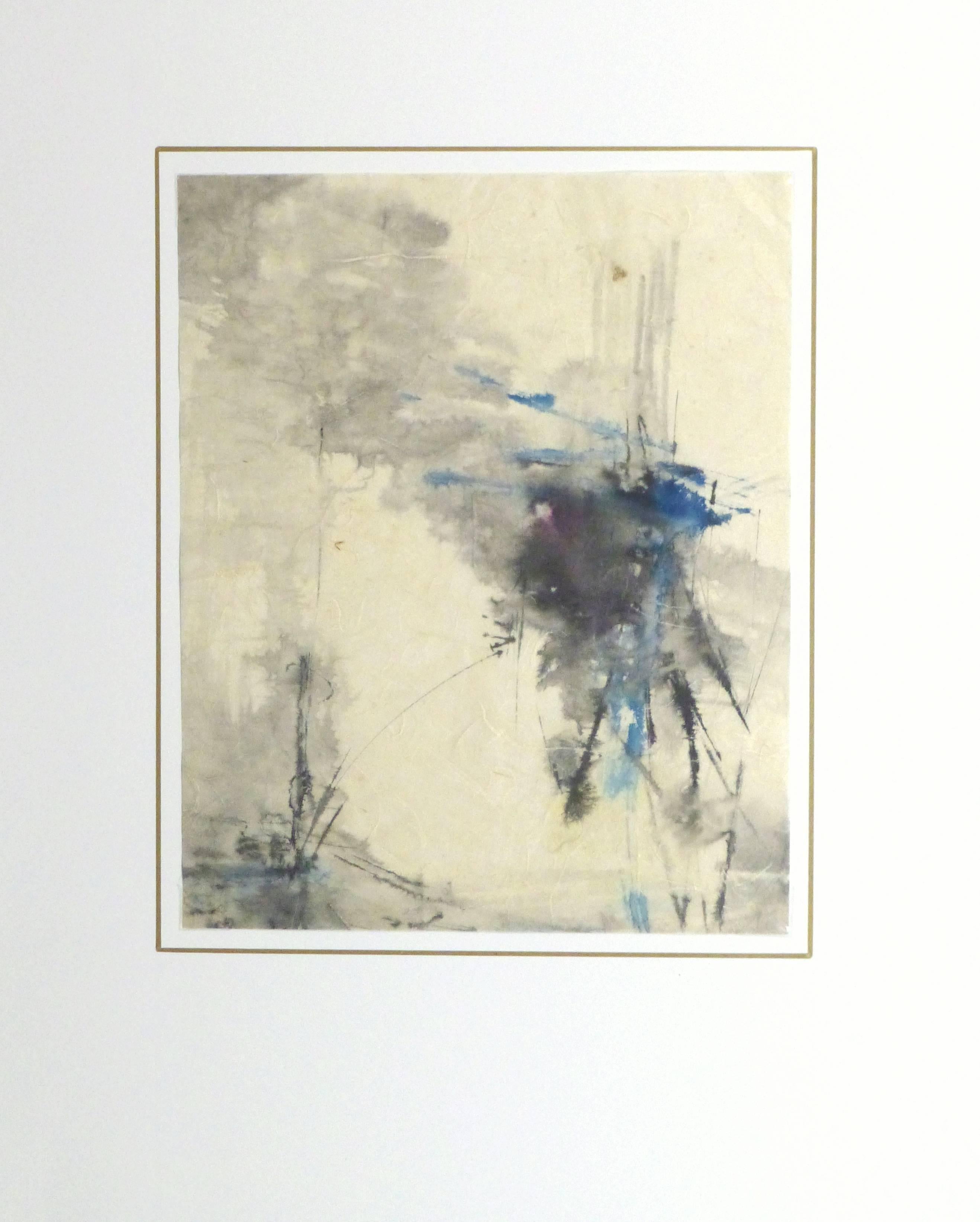Italian Abstract Watercolor - Beige Abstract Drawing by Unknown